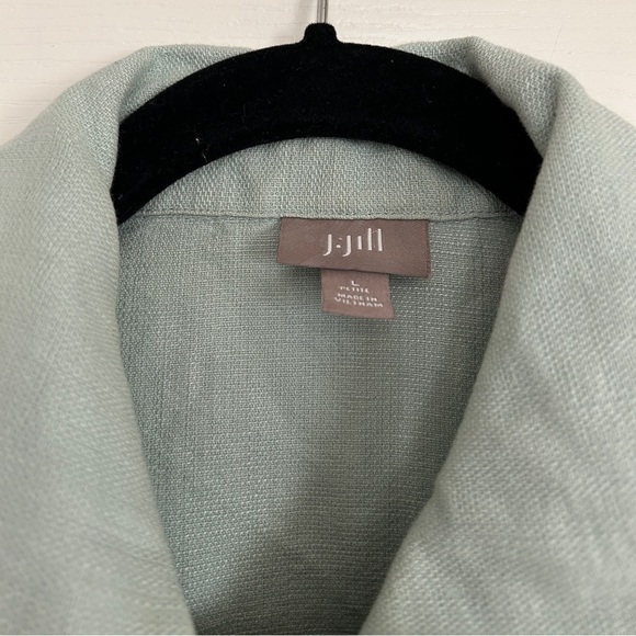 J Jill Linen jacket. Petite large - Picture 2 of 5
